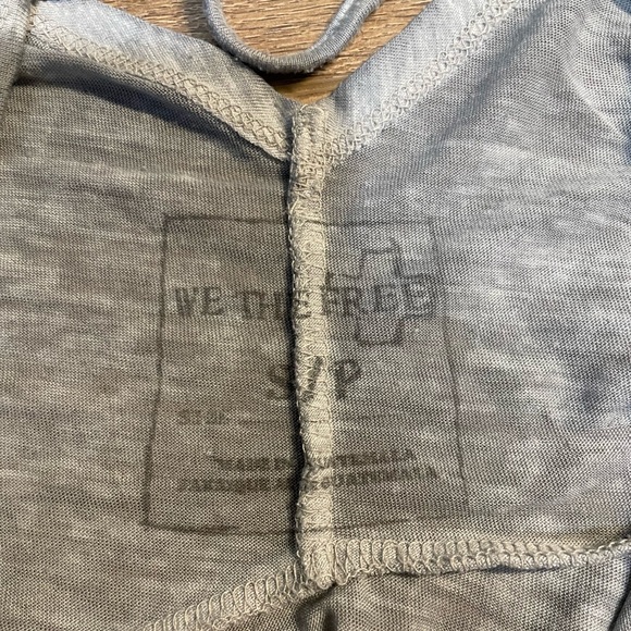We The Free People Lightweight Flare Grey Tank Top Small - Picture 4 of 4